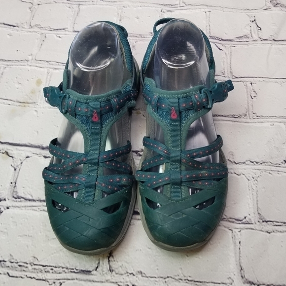 Ahnu Lagunitas teal hiking water shoes - Picture 5 of 13